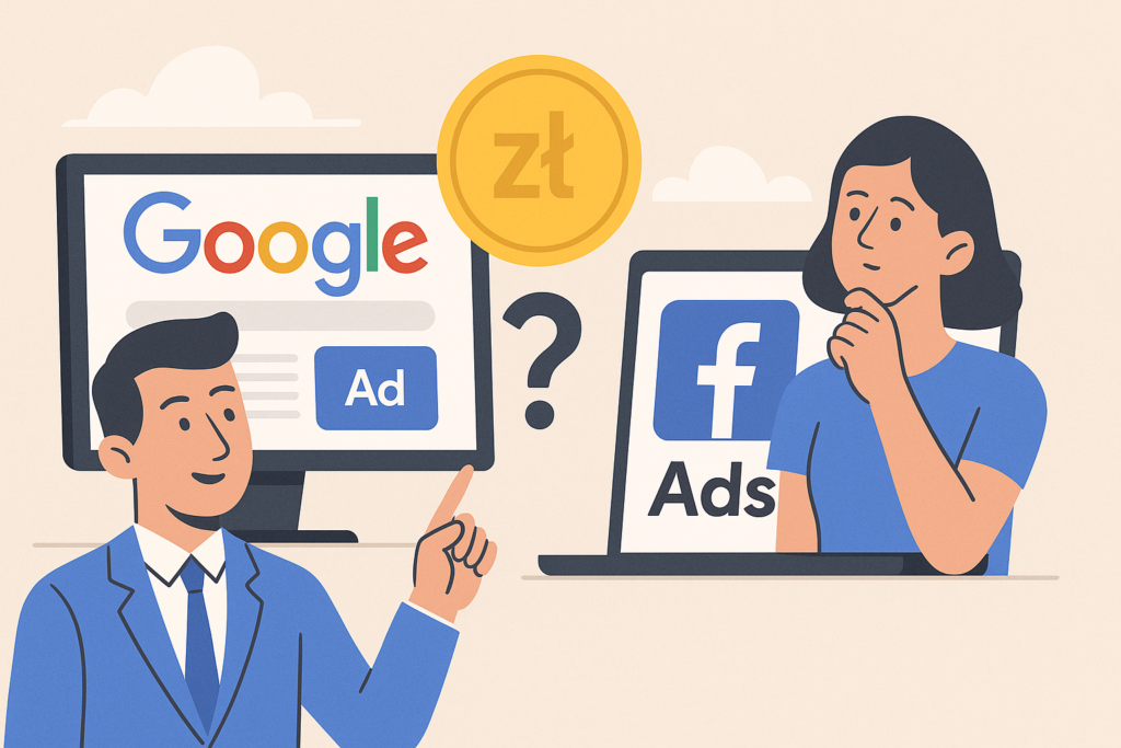 Reklama w Google czy na Facebooku