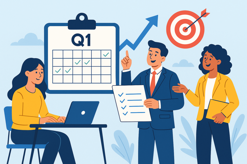 Planowanie kwartału w firmie